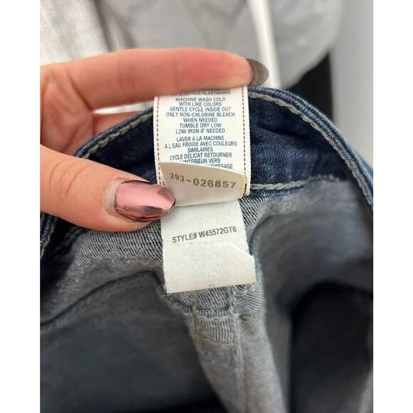 True Religion Brand Straight Leg Dark Wash Made in USA Size 29 Women’s - Picture 5 of 8